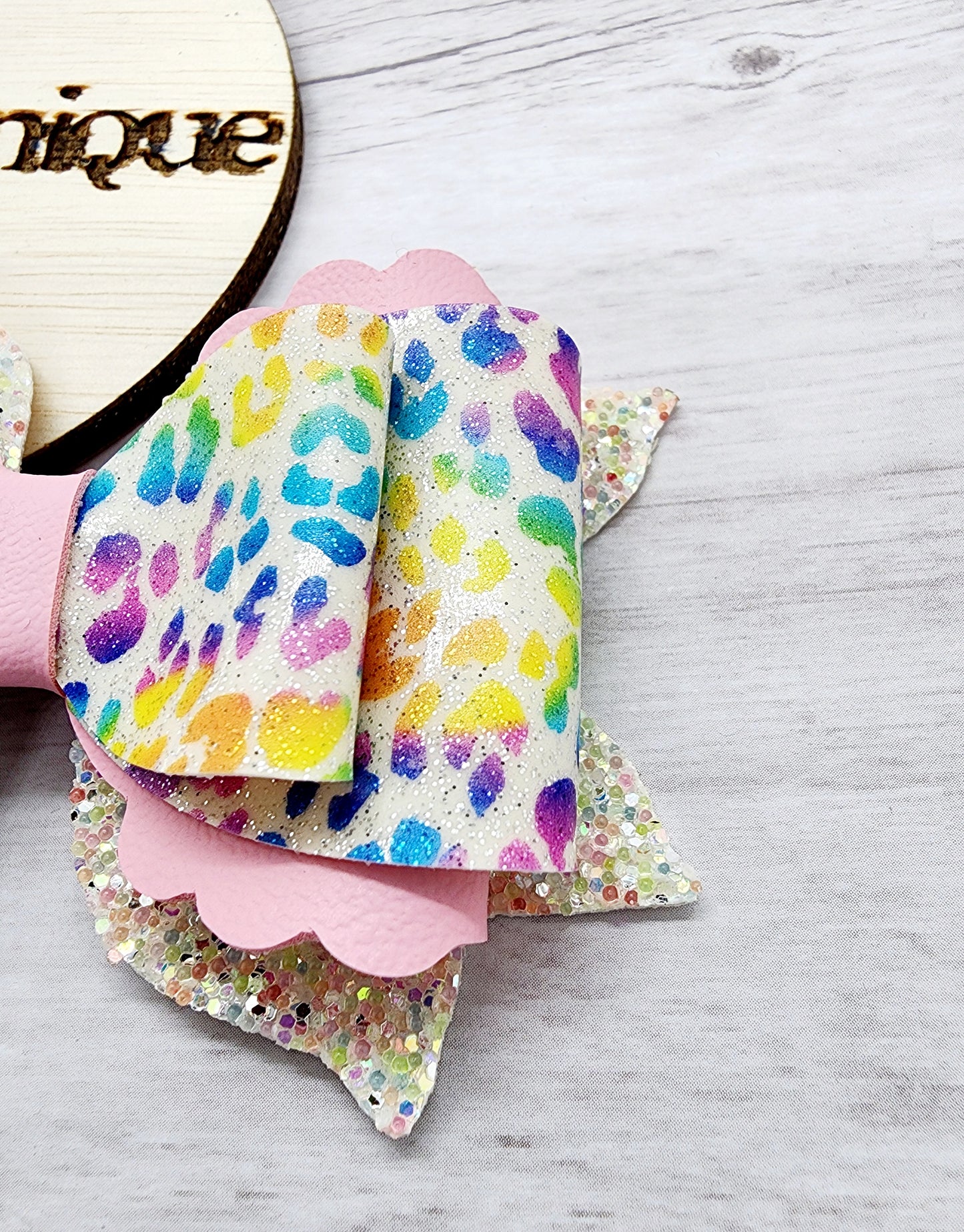 Rainbow Leopard Bow