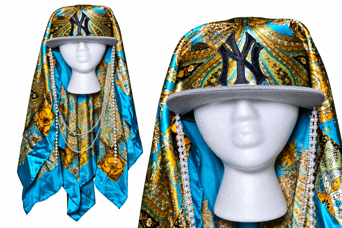Custom Satin Scarf Hats