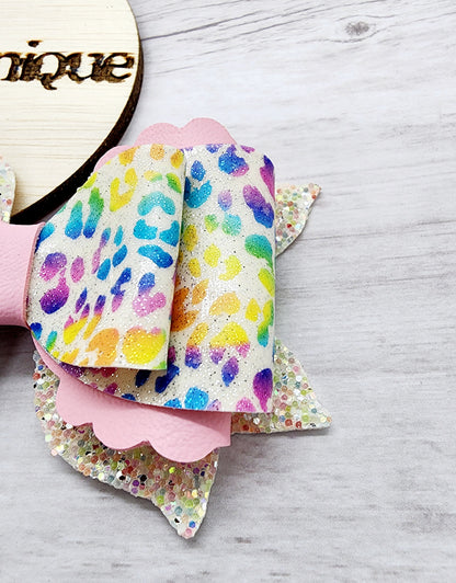 Rainbow Leopard Bow