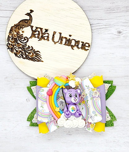 care bear hair bow