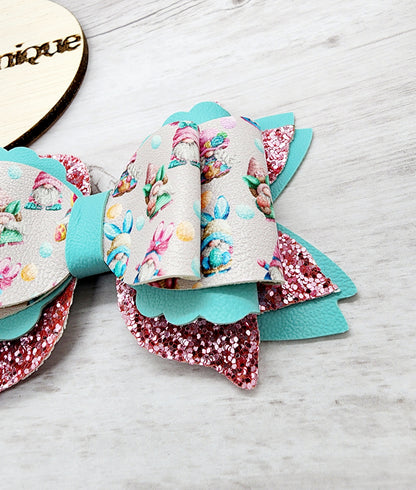 Easter Gnomes Hair Bow