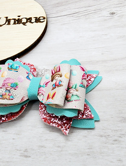 Easter Gnomes Hair Bow